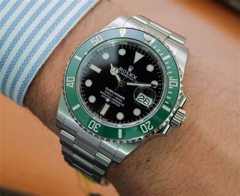 green dial rolex submariner review|rolex submariner date 126610lv.